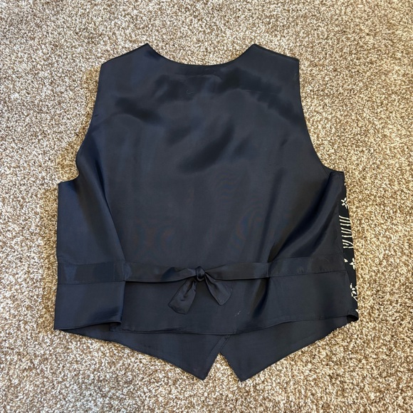 Private Eyes || Vintage Patterned Vest Size Large - Picture 6 of 10